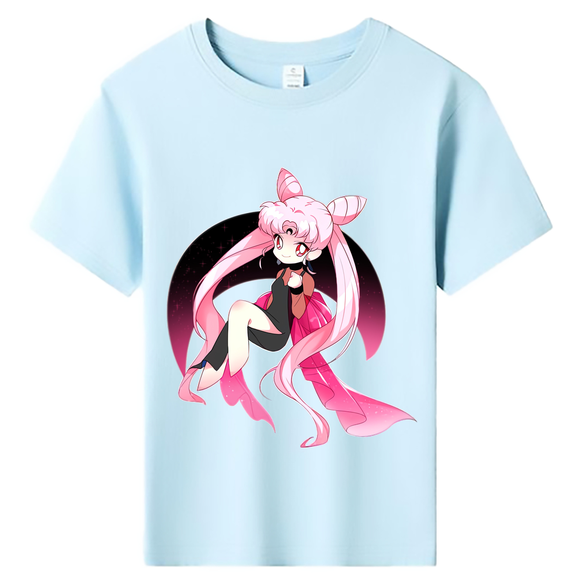 （画像用） 美少女戦士セーラームーン ちびうさ Sailor Moon Chibiusa Tsukino Usagi Small Lady Serenity 綿100％キッズTシャツ（フロントプリント）